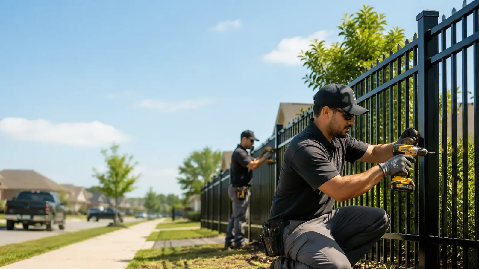 Metal Fence Installation in Bridgeport, WV